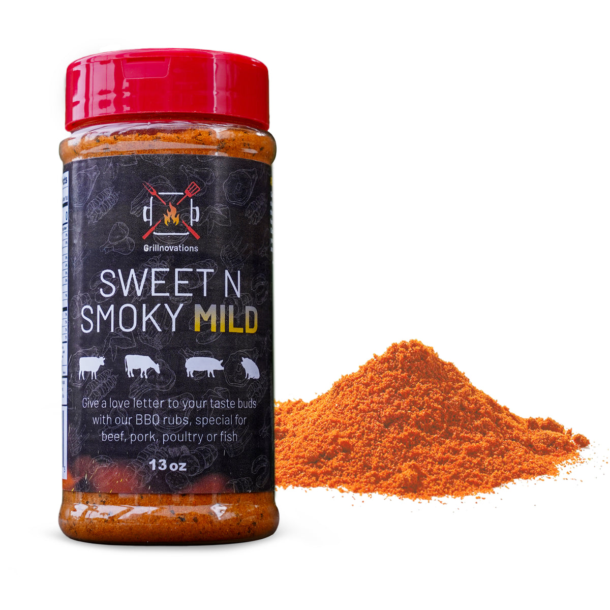 MID-SOUTH FLAVOR Sweet and Smoky BBQ Seasoning, 6 oz Bottle of BBQ Rub –  Mid-South Flavor