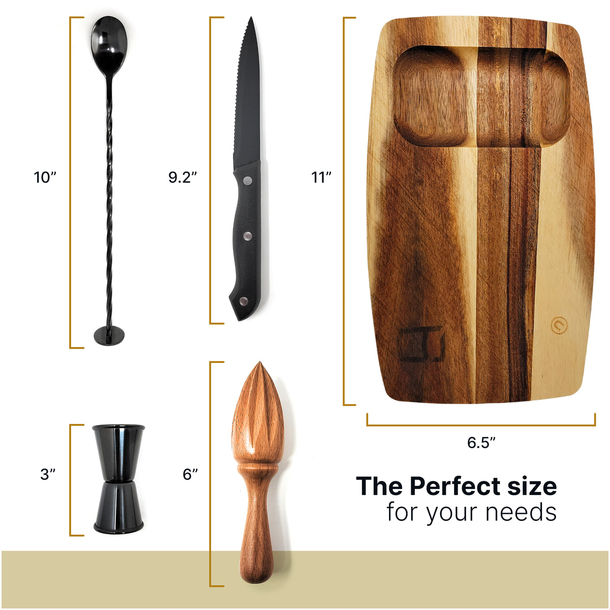 Mixing Bar Set Cocktail Kit Grillnovations