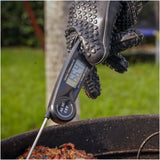 Digital Thermometer and Sleeve Grill Gloves